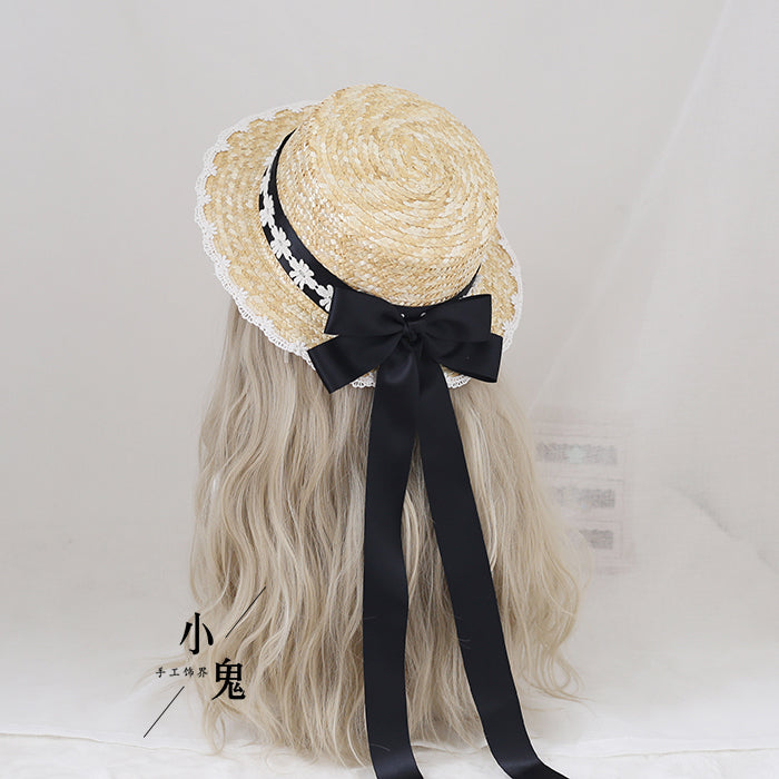 Forest Bow Straw Hat