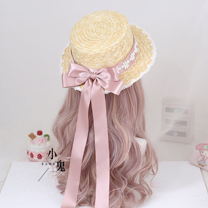 Forest Bow Straw Hat