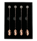 French Cocktail Spoons Gift Set - Copper