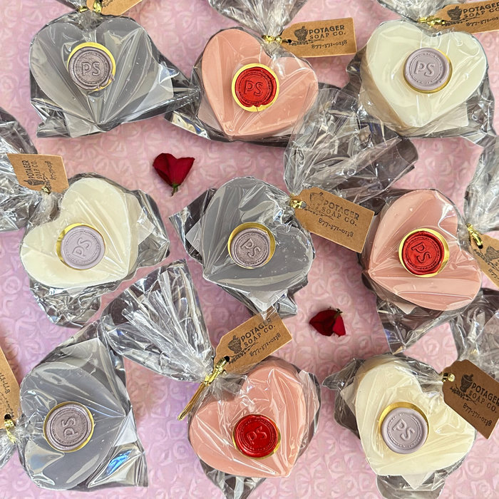 French Lavender Heart Soap