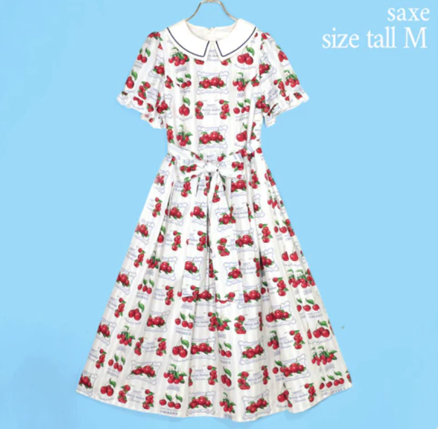 Fresh Cherry Collared Dress