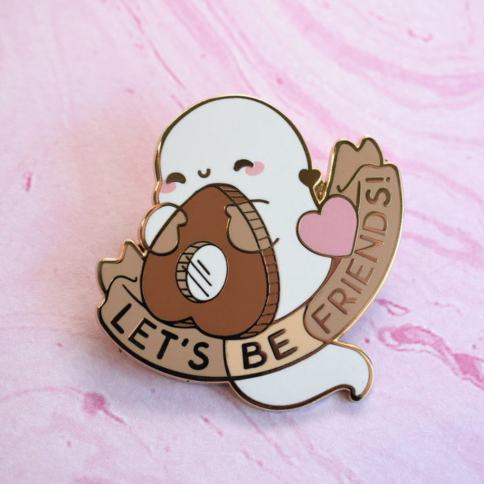 Friendly Ghost Enamel Pin
