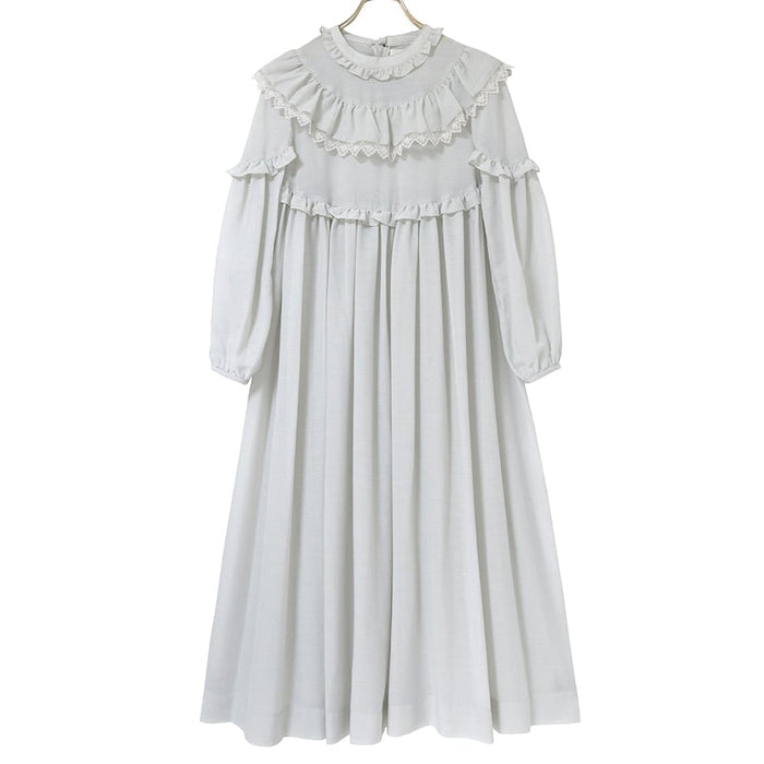 Frill Yoke Onepiece Dress