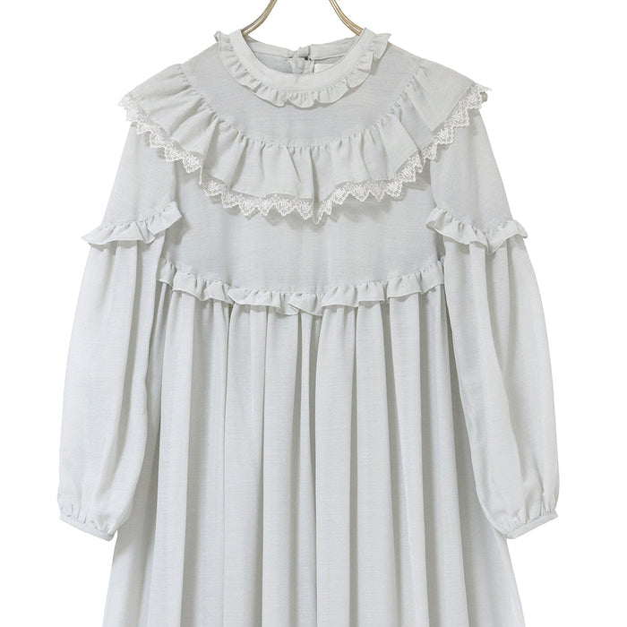 Frill Yoke Onepiece Dress