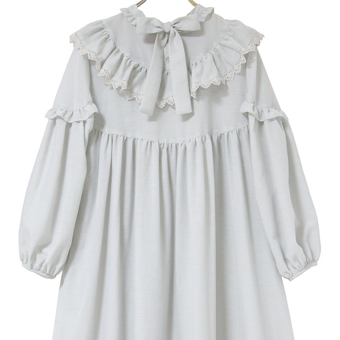 Frill Yoke Onepiece Dress