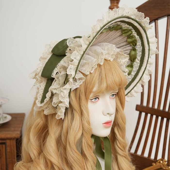 [FS] Akebono's Attendant Frill Brim Bonnet