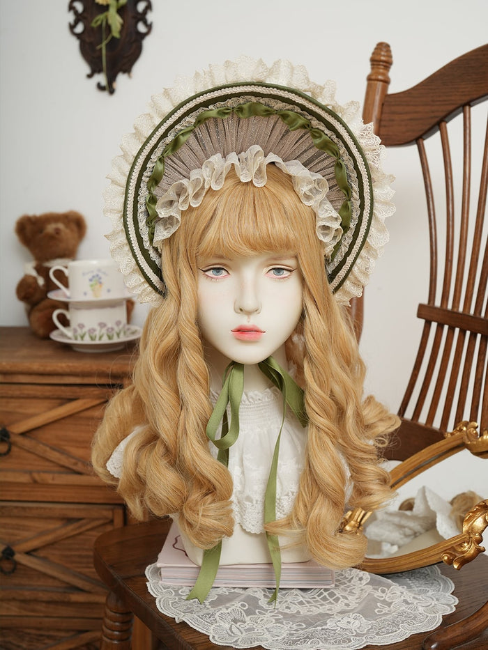 [FS] Akebono's Attendant Frill Brim Bonnet