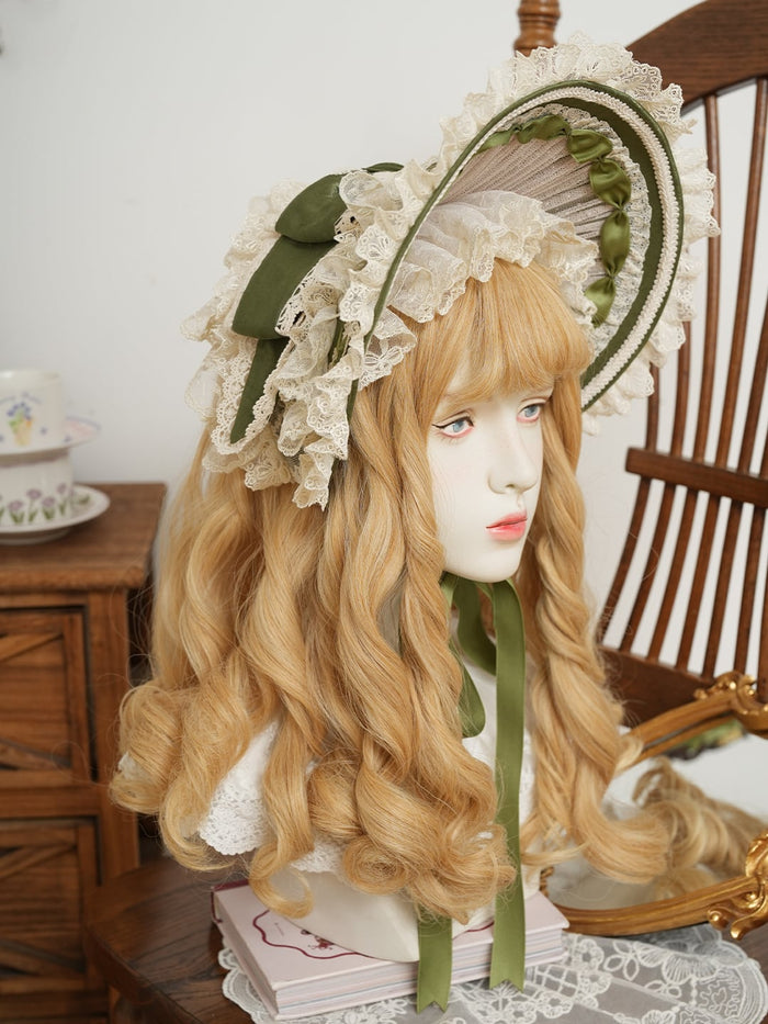 [FS] Akebono's Attendant Frill Brim Bonnet