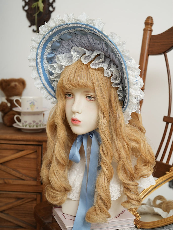 [FS] Akebono's Attendant Frill Brim Bonnet