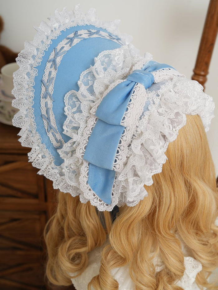[FS] Akebono's Attendant Frill Brim Bonnet