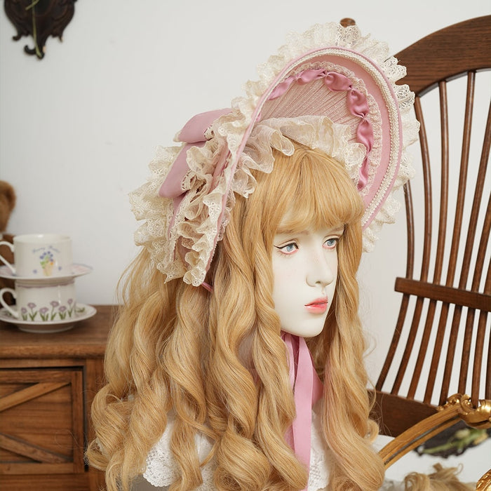 [FS] Akebono's Attendant Frill Brim Bonnet