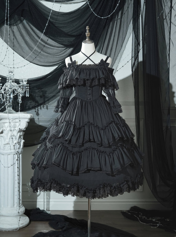 [FS] Bellsound Encore Front Cross Onepiece Dress