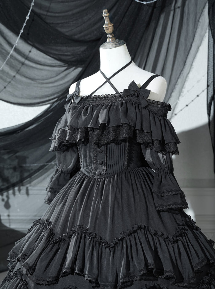 [FS] Bellsound Encore Front Cross Onepiece Dress