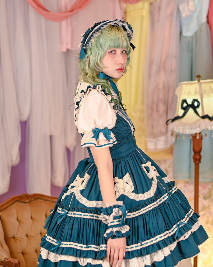 [FS] Dreaming Tea Party Lace Bonnet