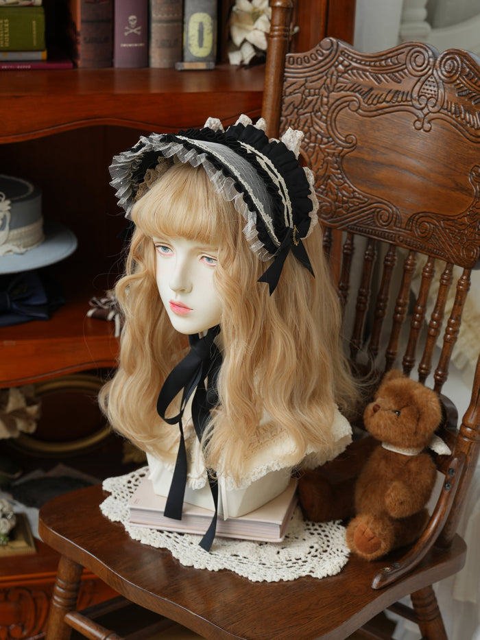 [FS] Dreaming Tea Party Lace Bonnet