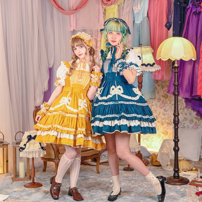 [FS] Dreaming Tea Party Ribbon Jumperskirt