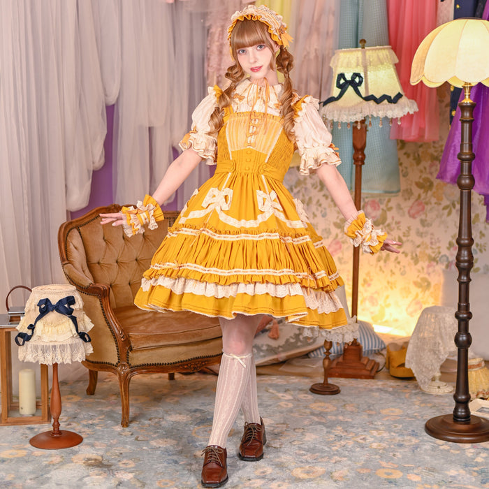 [FS] Dreaming Tea Party Ribbon Jumperskirt