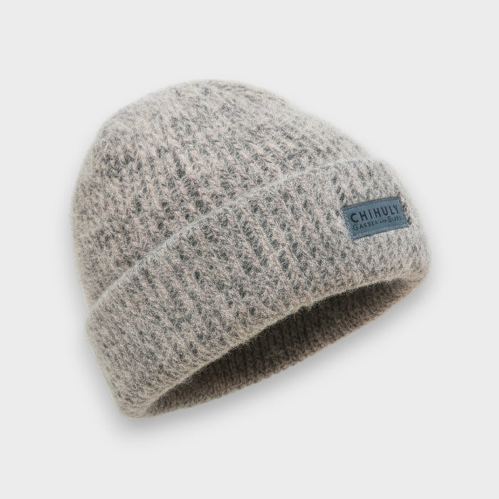 Fuzzy Pink/Grey Beanie
