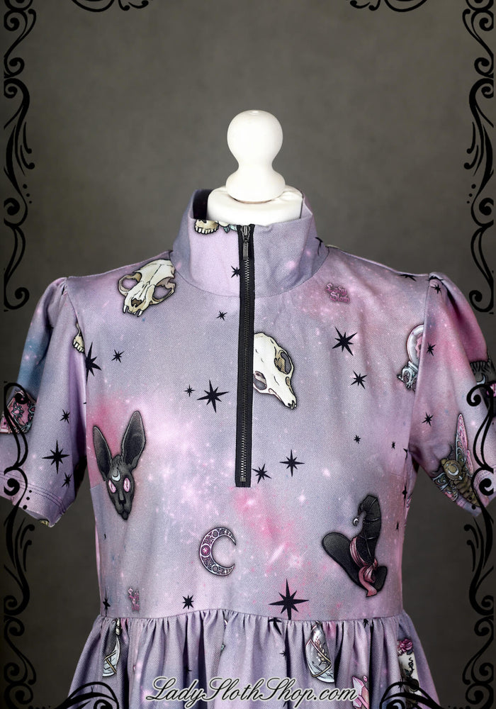 Galaxy Witch Zipper Dress