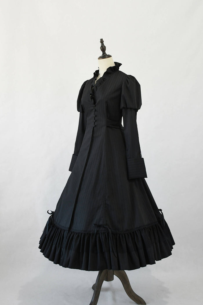 Garden of the Insomnia Night - Victorian Gothic Long Onepiece