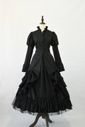 Garden of the Insomnia Night - Victorian Gothic Long Onepiece
