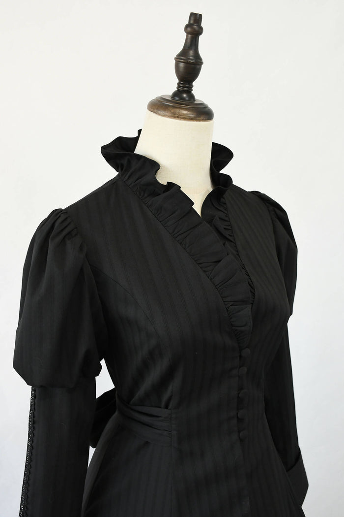 Garden of the Insomnia Night - Victorian Gothic Long Onepiece