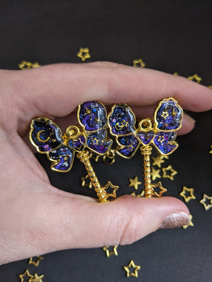 Gemini: Celestial Zodiac Resin Pendant Necklaces- 2 Styles - Lolita Collective