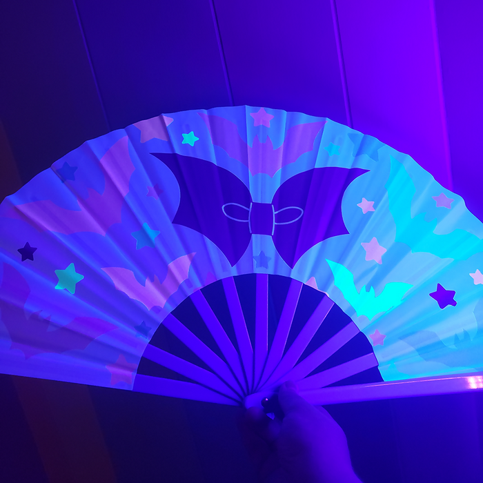 Giant UV Nylon Clacker Fans (5 styles)