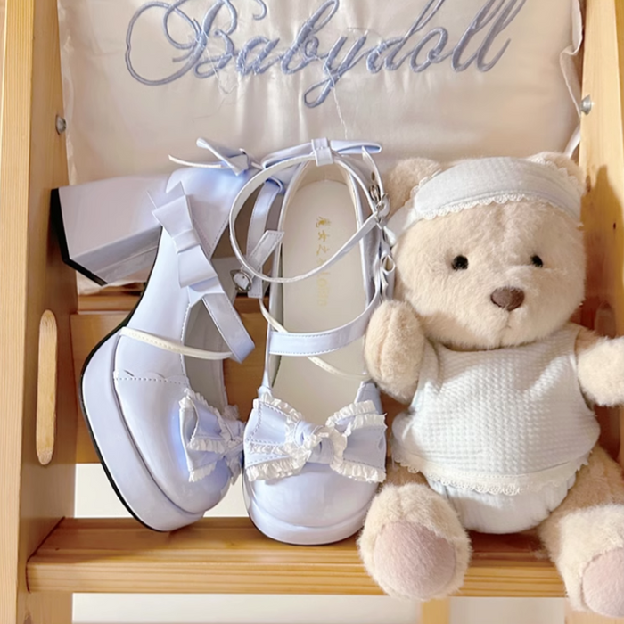Girl's Heart Platform Heels