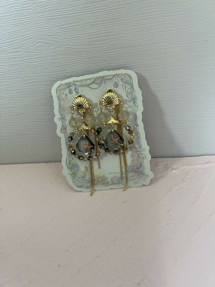 Golden Atlantis Earrings