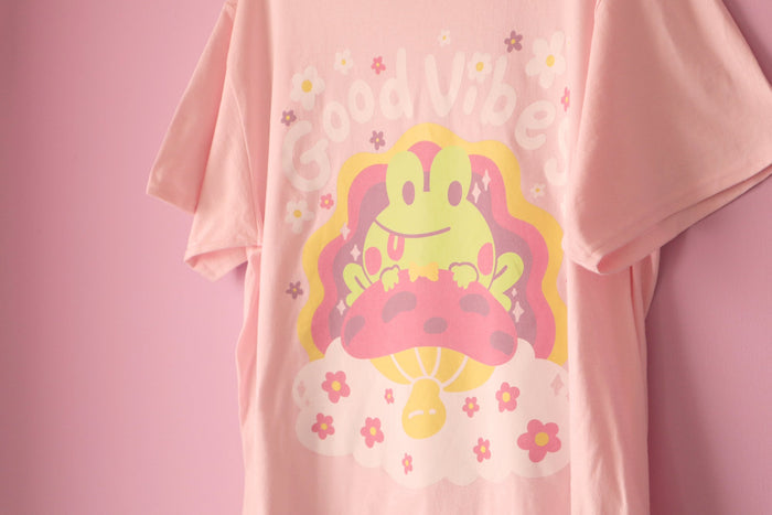 Good Vibes Frog T-Shirt
