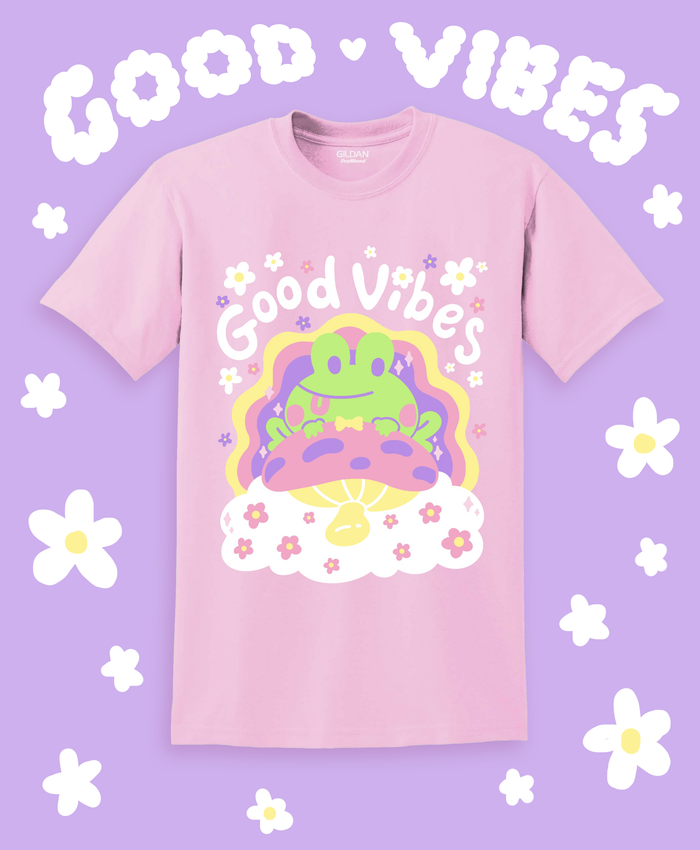 Good Vibes Frog T-Shirt
