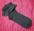 Gothic Rose Garden Lace Socks