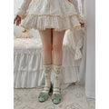 Grapevine Ribbon Cotton Socks
