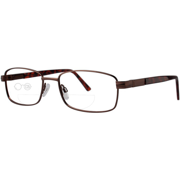 Matte Brown / Tortoise / Top .50 - Bottom 1.50