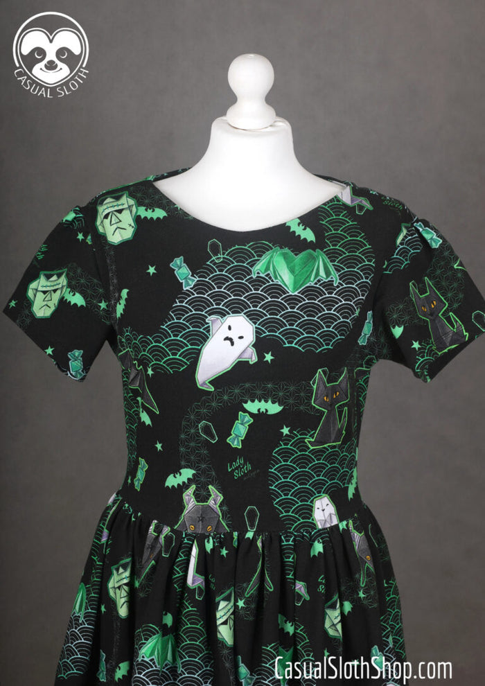 Halloween Origamy Comfy Dress