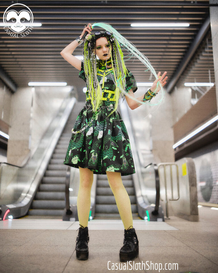 Halloween Origamy Comfy Dress