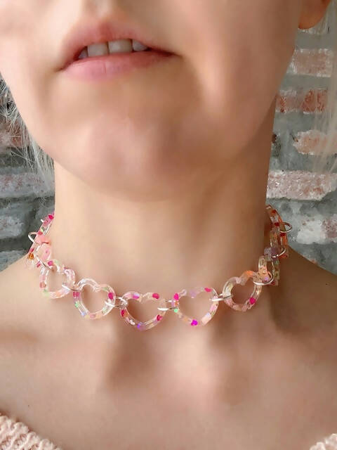 Handcrafted Resin Charm Choker