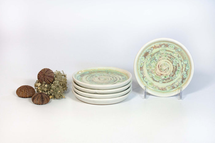 Handmade Ceramic Coasters - Set of 4