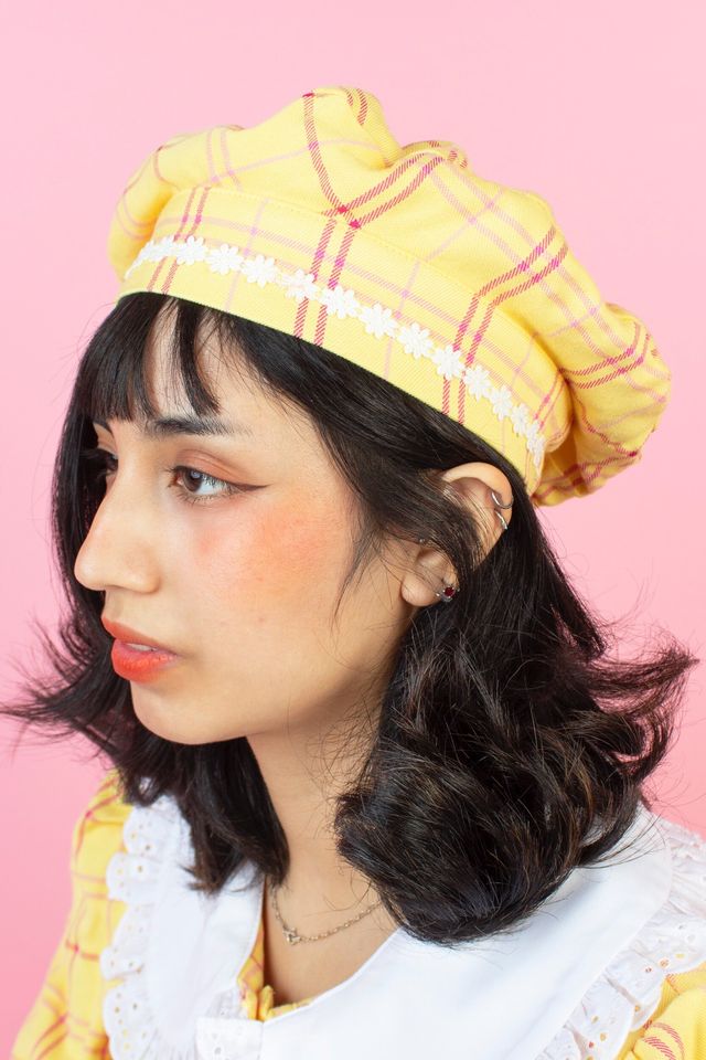 Happy Tartans Beret (4 Colors)