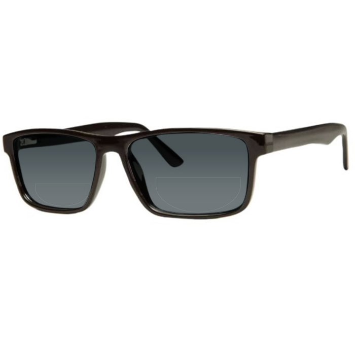 Sunglasses / Black / Top .50 - Bottom 1.50