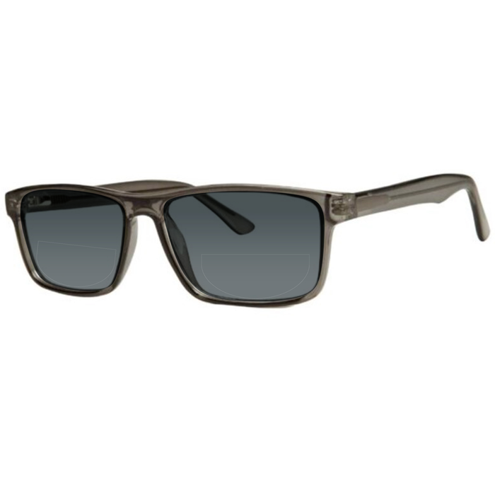 Sunglasses / Gray Smoke / Top .50 - Bottom 1.50