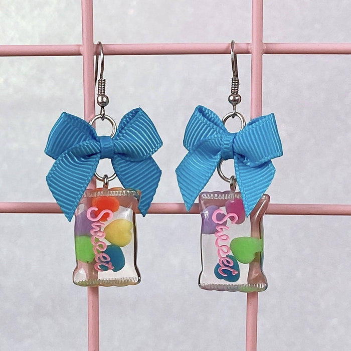 Heart Candy Earrings (3 Colors) - Lolita Collective