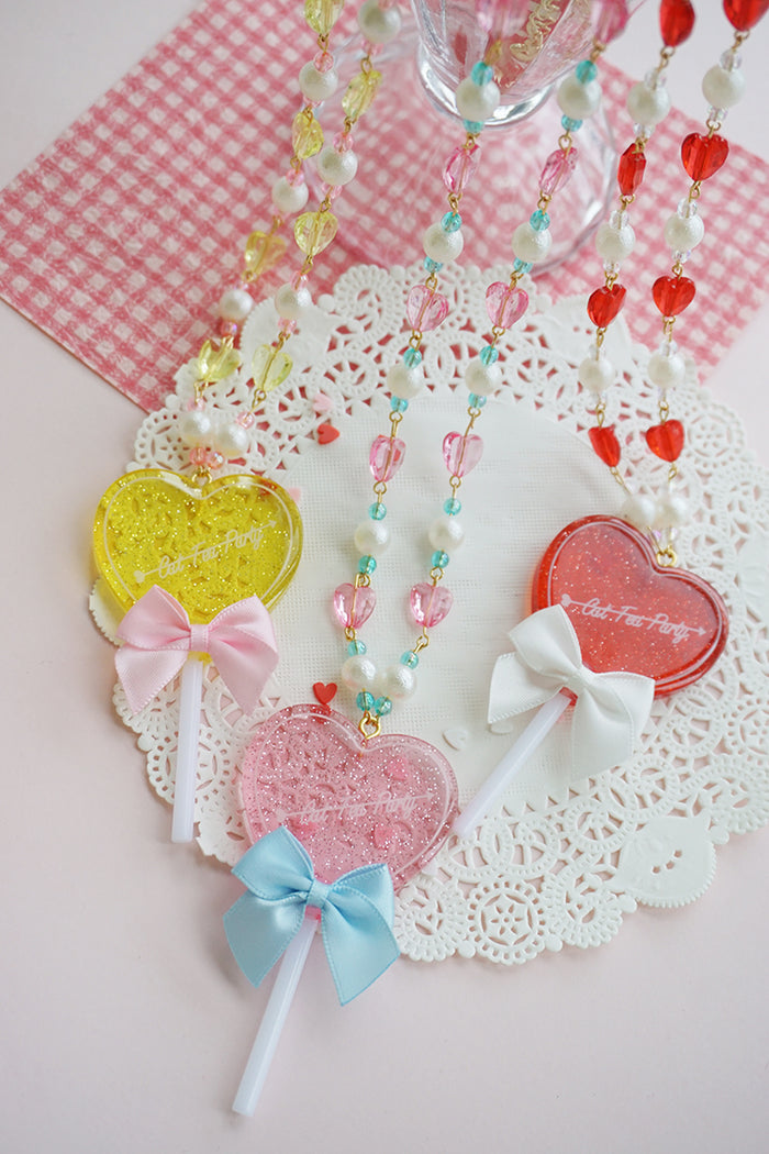 Heart Lolipop Necklace