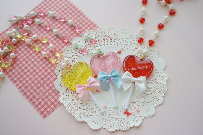 Heart Lolipop Necklace