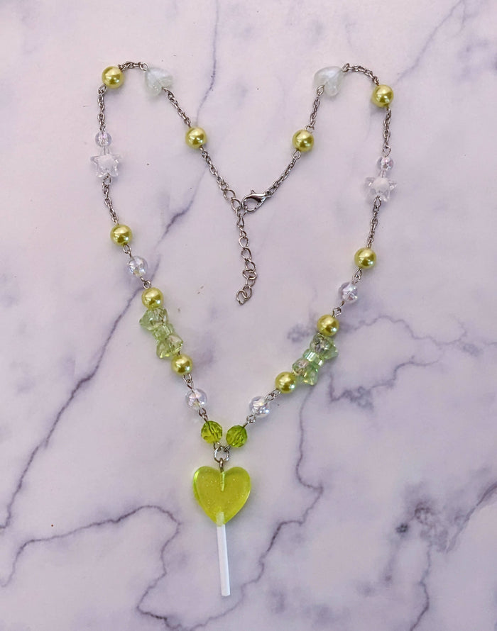 Heart Lollipop Necklace