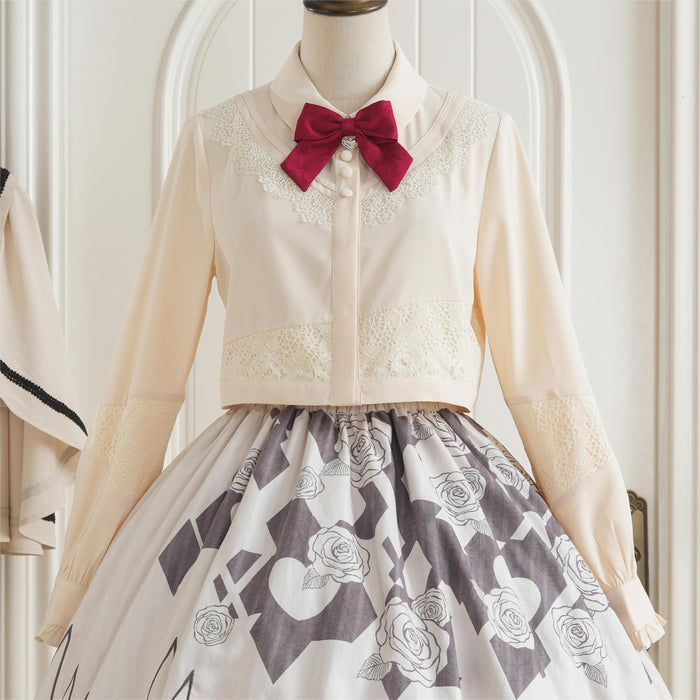 Heartbeats Valentine Short Blouse