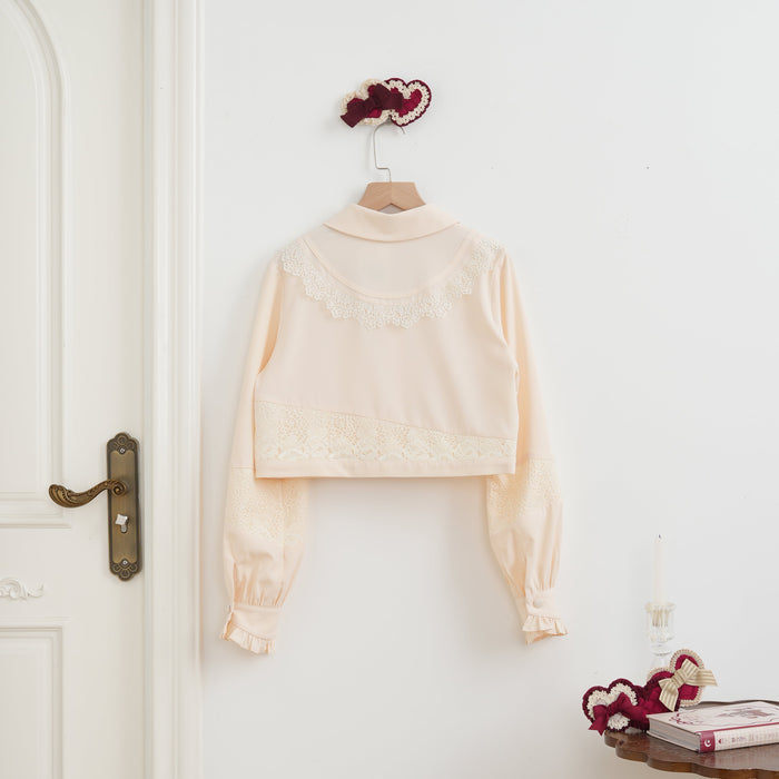 Heartbeats Valentine Short Blouse