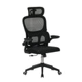 High Back Ergonomic Office Chair with Mesh Fabric, Black, Big and Tall Design for Home Office, Task Chair with Tilt Function, 3D Headrest, Lumbar Support, Swivel Rolling Chair
