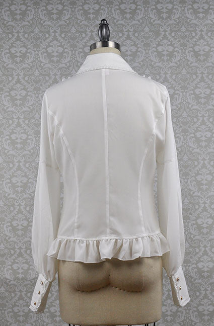 High Peter Pan Collar Blouse (3 Colors) - Lolita Collective
